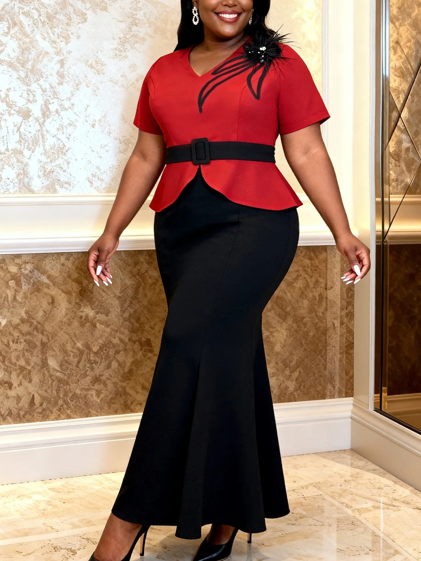 #77 Latest Plus Size Maxi Dress Offers