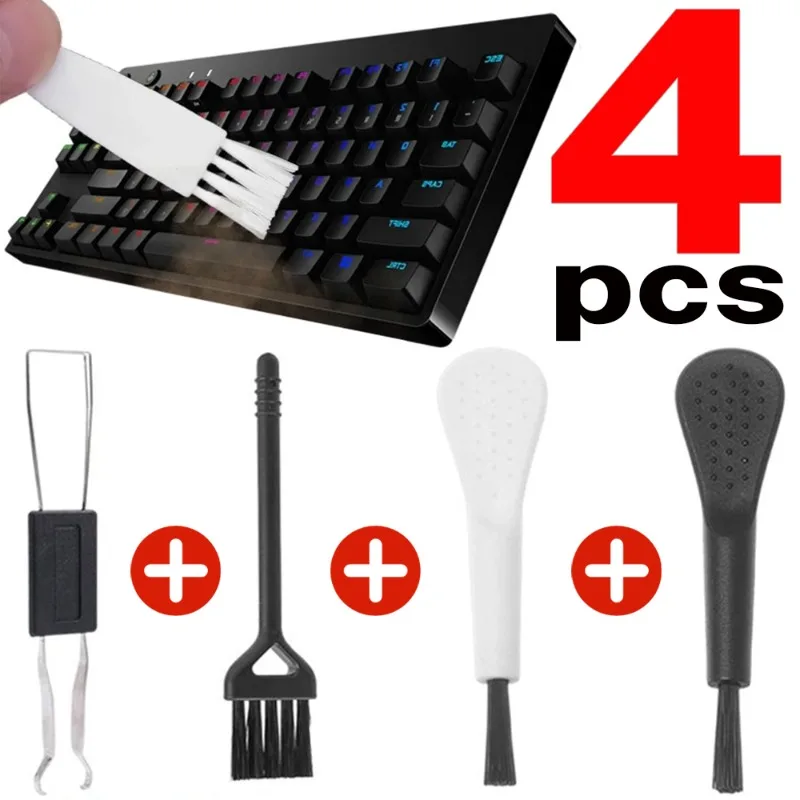 4-in-1 Mechanischer Tastatur-Keycap-Abzieher Universeller Tastenkappen-Entferner Tastatur-Tastenextraktor Ersatz-Reinigungswerkzeuge