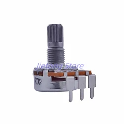 5pcs ALPHA RV16AF 16Type Single B10K Potentiometer With Step 11 Positions 3Pins Right Angle