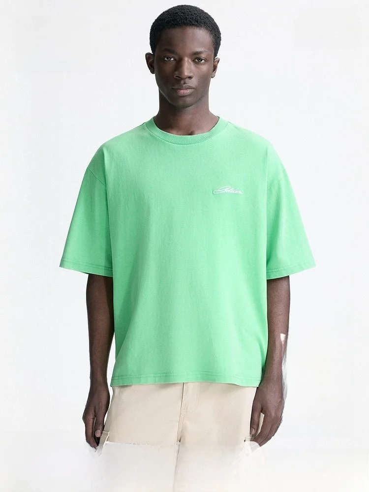 

Loose Fit Men's T-irt Spring 2026 New Arrival Casual Sle ort Sve Cotton Comfortable Everyday Wear H&M Brand