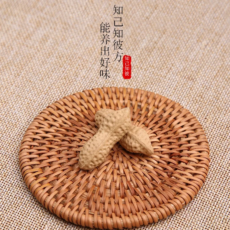 Peanut purple sand tea pet play piece decoration piece small tea play accessories packs of ten