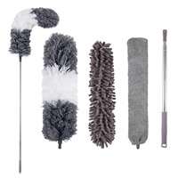 Multifunctional Microfibre Brush Gap MopTelescopic Washable Duster Long Extendable 250 cm  for Spider Web Remover Dust Cleaning
