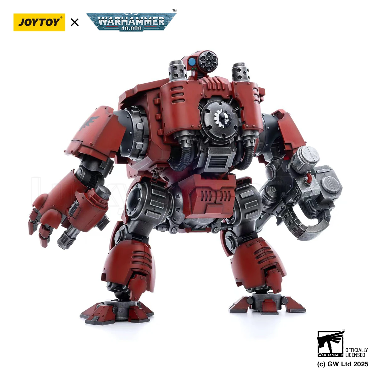 【在庫あり】JOYTOY 1/18 アクションフィギュア ウォーハンマー40K ブラッドエンジェルズ レッドエンデューティング ドレッドノート コレクタブルモデル おもちゃ