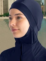 1 pièces Burkini Femme Hijab bain bain Hijab femmes été plage instantané Turban casquette 3