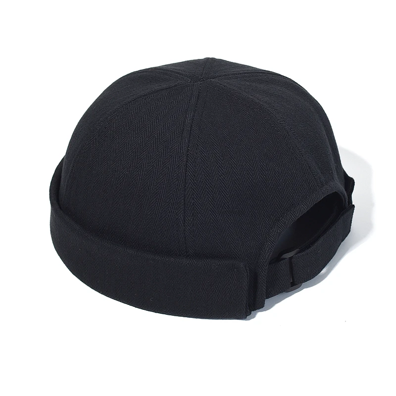 Cotton Brimless Men Hat Docker Hat Beanie Sailor Hats Cap Cotton Spring Autumn hat Retro Adjustable Men Women Hip Hop Hat