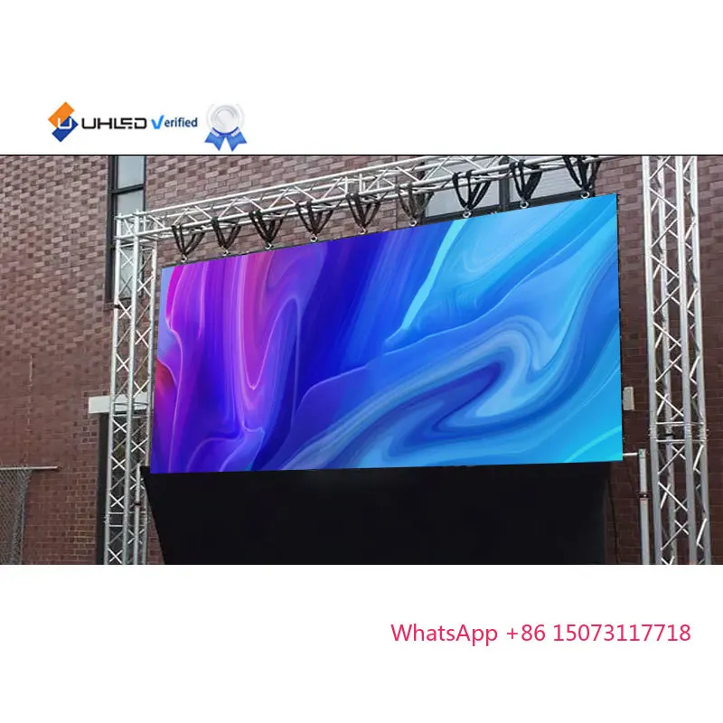 Pannello video da parete con display a LED per interni ed esterni da 500 * 500 mm per concerti sul palco e schermo LED ad alta visibilità per noleggio