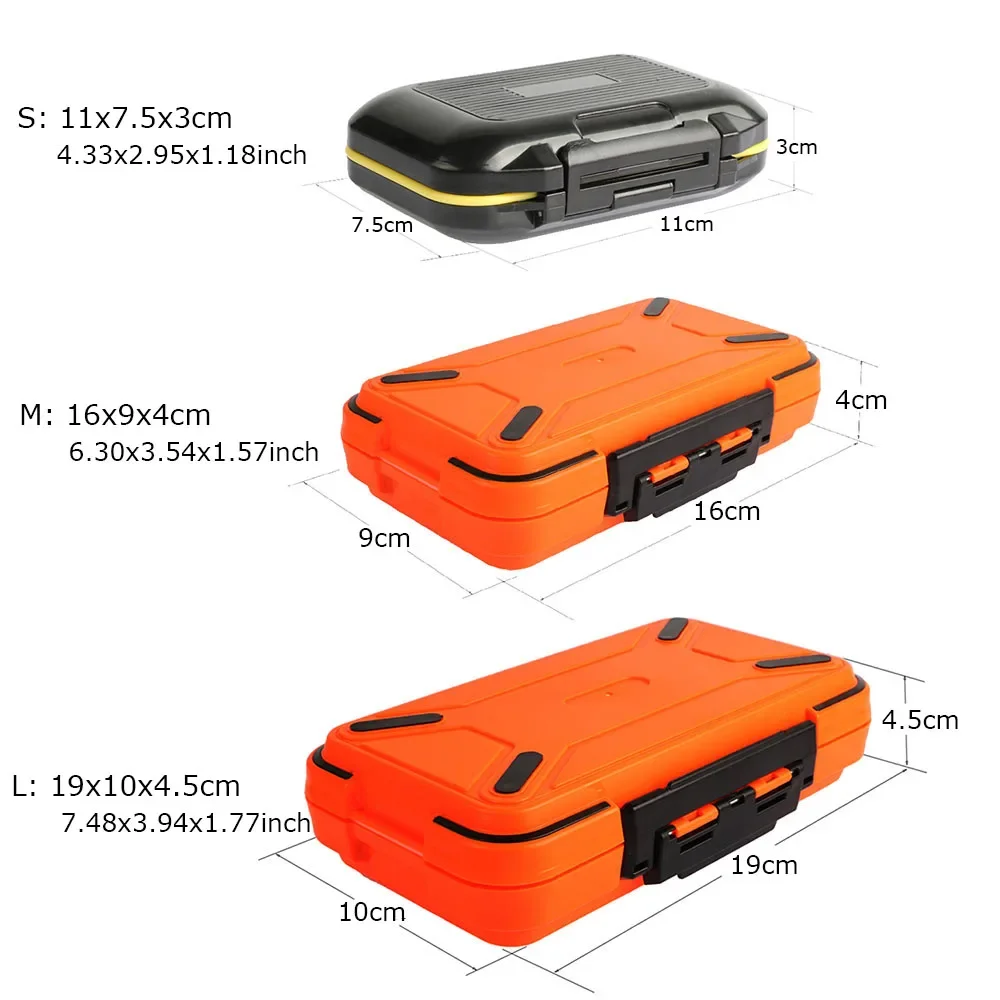 Goture High Quality Double Layers Fishing Tackle Box Double Layer Carp Fishing Accessories Storage Equipment Size S M L