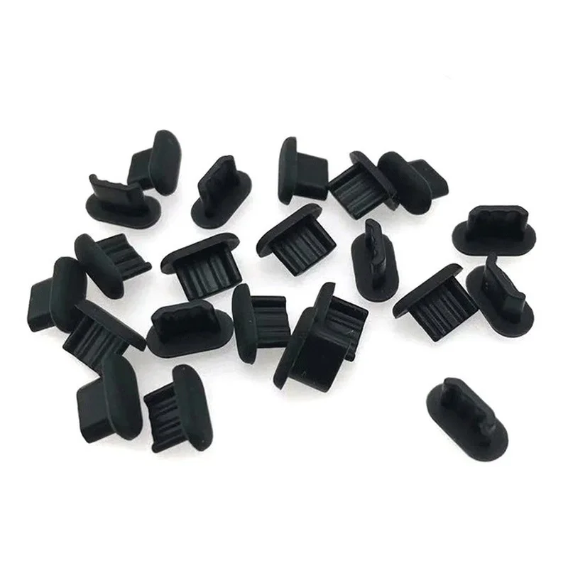 1-10pcs Micro USB Dust Plug Silicone Universal Android Charging Port Dust Plug Protector Cover for Xiaomi Samsung Dustproof Caps