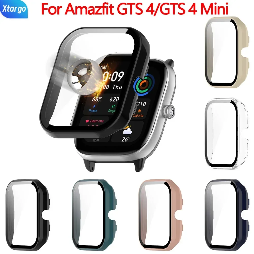 PC Case For Huami Amazfit GTS 4 Mini Screen Protector Bumper Frame Shell for Huami Amazfit GTS 4/GTS 4 mini Cover Accessories