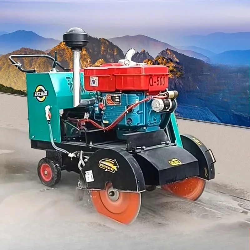 Machine de découpe de route Diesel, Machine à coudre, Machine à rainurer électrique haute puissance