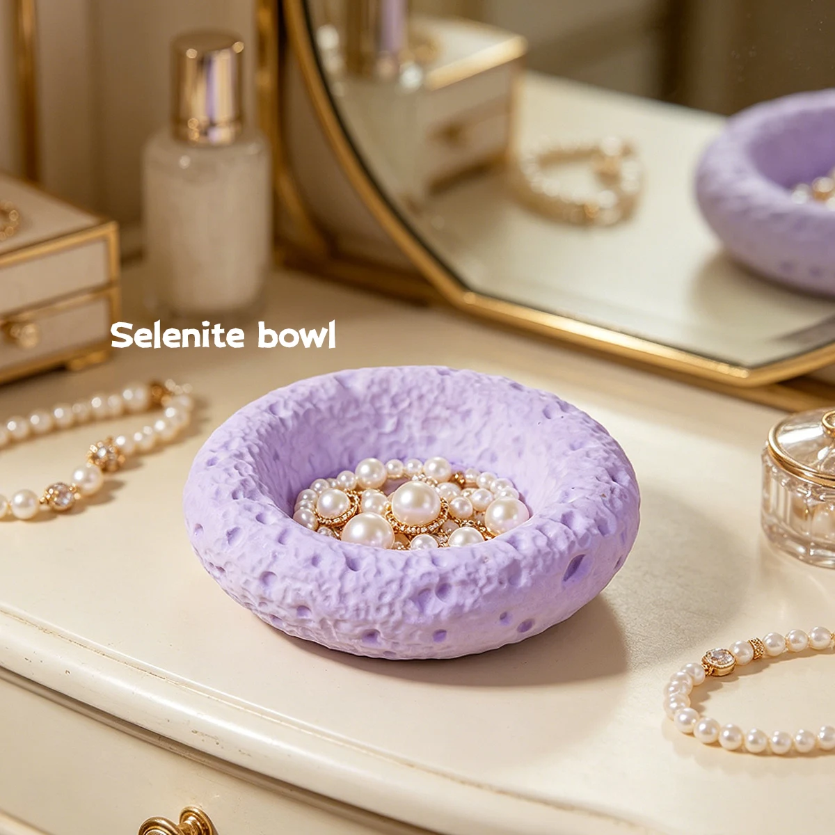 1 adet Selenit Kase Tütsülük,  - Home Decor Humacao incelemesi ve fiyatı