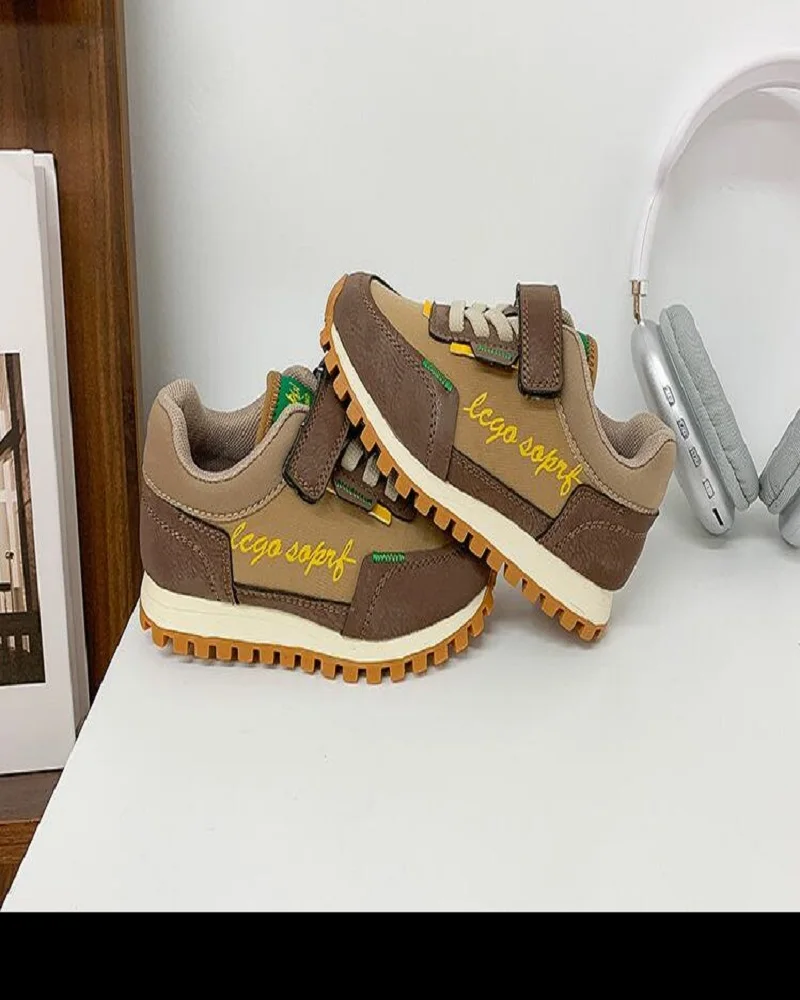 Children's Forrest Gump Shoes 2024 Autumn New Korean Edition Shoes for Boys Simple Casual Shoes for Girls Sports Shoes