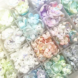 New 12mm 17mm Gradual Change Acrylic Beads Caps Jewelry Findings Charms Bracelets Spacer Beads for Jewelry Making