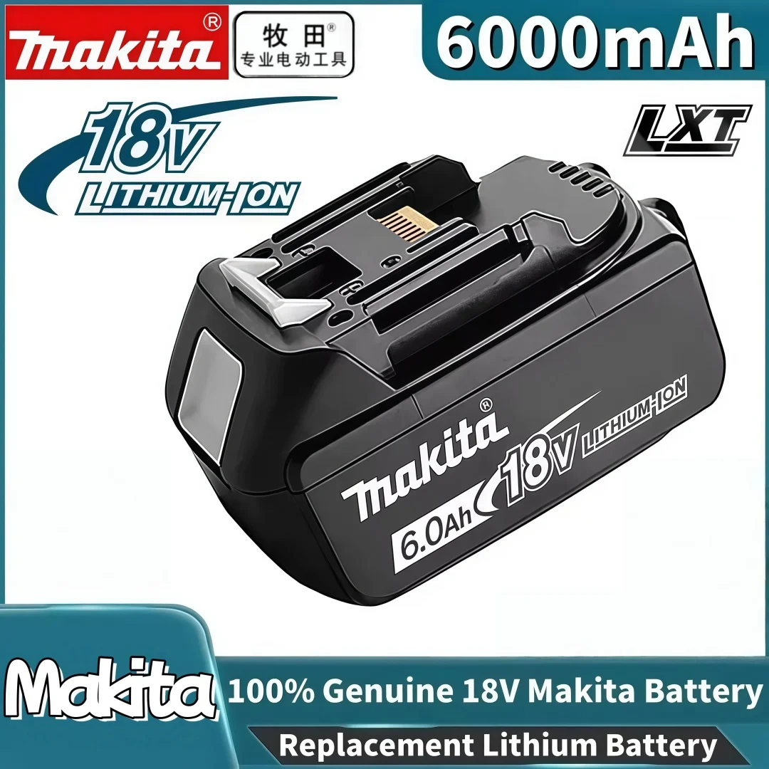 

OEM Spec Makita 18V 6000mAh LXT Battery Overload Protection Fit BL1820 BL1840 BL1860 All 18V Star Mark Makita Power Tools