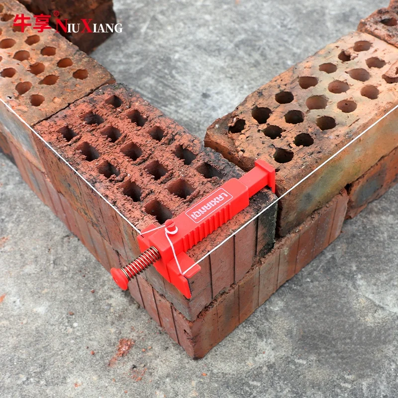 2 قطعة خط مستوى الطوب عداء البناء خط كليب خط العدائين رسم مستوي سلك مجتذب البناء بناء البناء المثبت #2