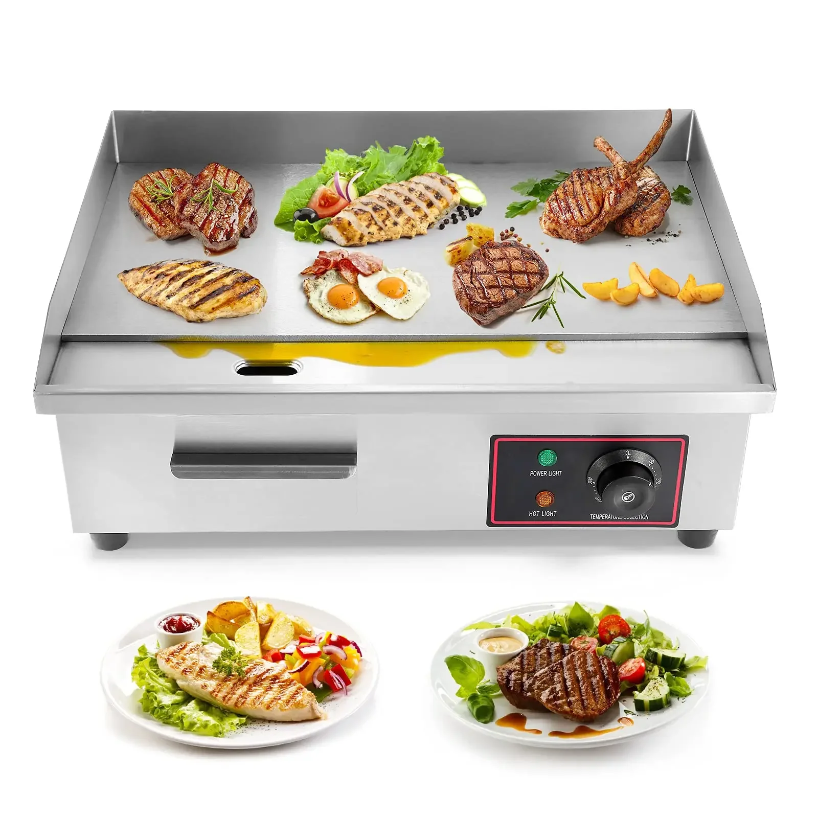 TARZAN Stainless Steel Electric Flat Baking Pan Wholesale Price Introduce Hotel Restaurant Kitchen Equipment