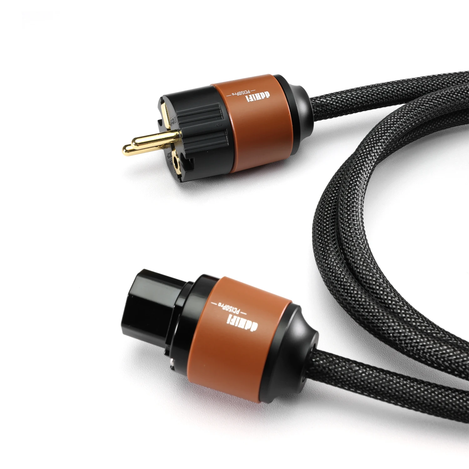 Kit fai da te cavo di alimentazione audiofili DD ddHiFi PC150Pro (colorazione profonda, sintonizzazione del suono intenso, opzioni standard GB/US/EU)