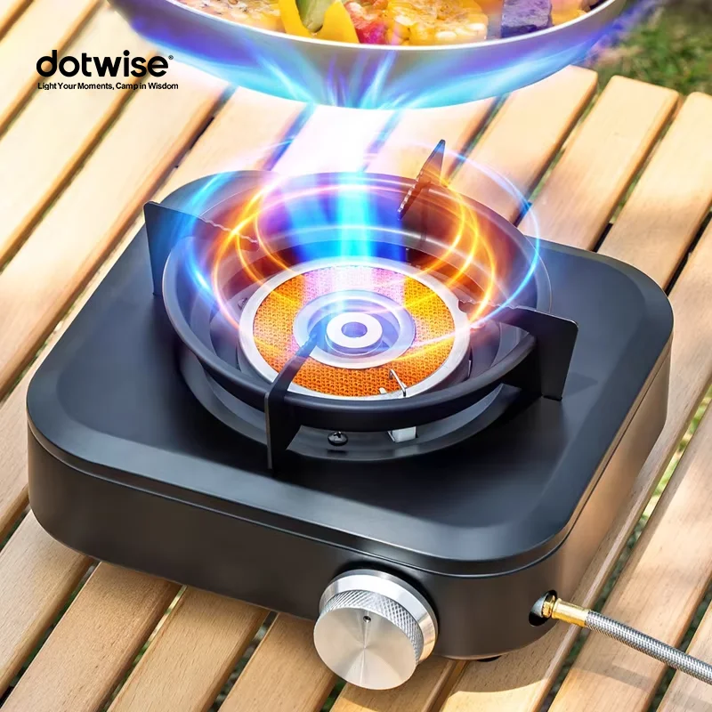 

DOTWISE 7000 Вт мощная инфракрасная плита портативная легкая газовая горелка сплит-печь товары для кемпинга на открытом воздухе пикник пеший туризм