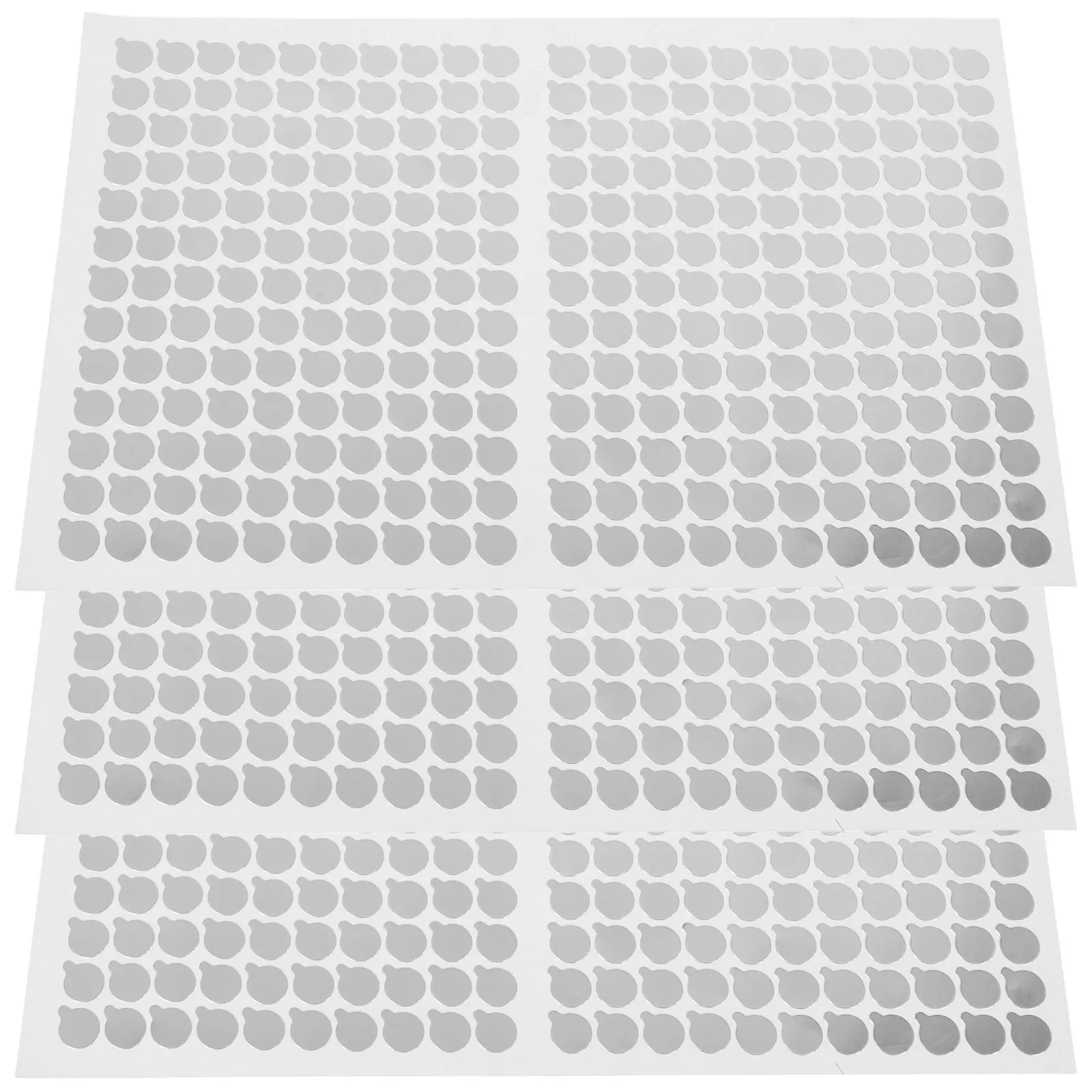 270 Etiquetas Autoadhesivas de Aluminio para Sellado de Botellas, para Cierre de Envases de Lociones, Aceites Esenciales y Productos de Cuidado de la Piel