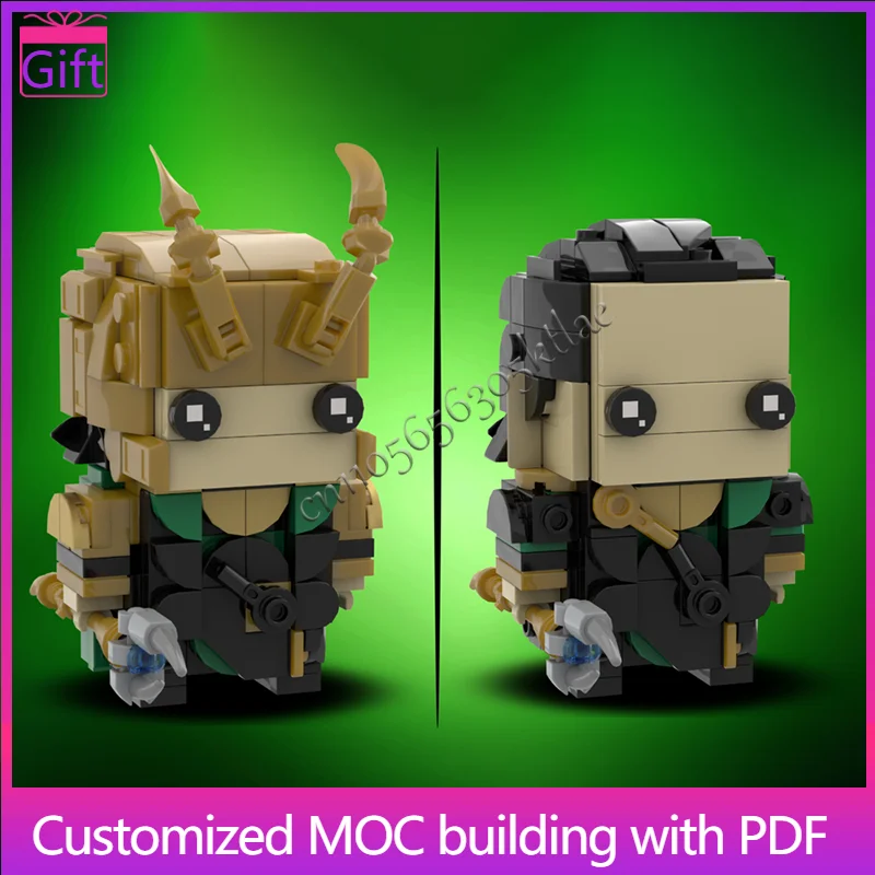 

438 Parts MOC Famous Hero Characters Strategist Modular Customized Building Blocks Model Children Assembly Toys Christmas Gifts