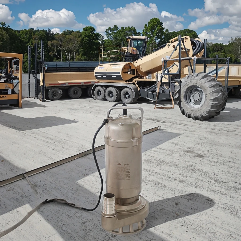 Pompa sommergibile per aspirazione delle acque reflue Pompa acqua industriale portatile ad alta pressione per acque reflue in linea da 4 kW