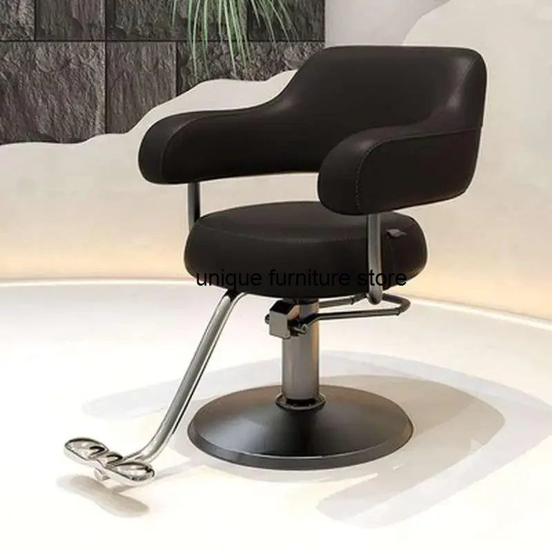 Luxury Stylist Barber Chair Barber Shop Chairs Exclusive High-end Hair Cutting Saddle Beauty Cosmetic Cadeiras Salon Furniture