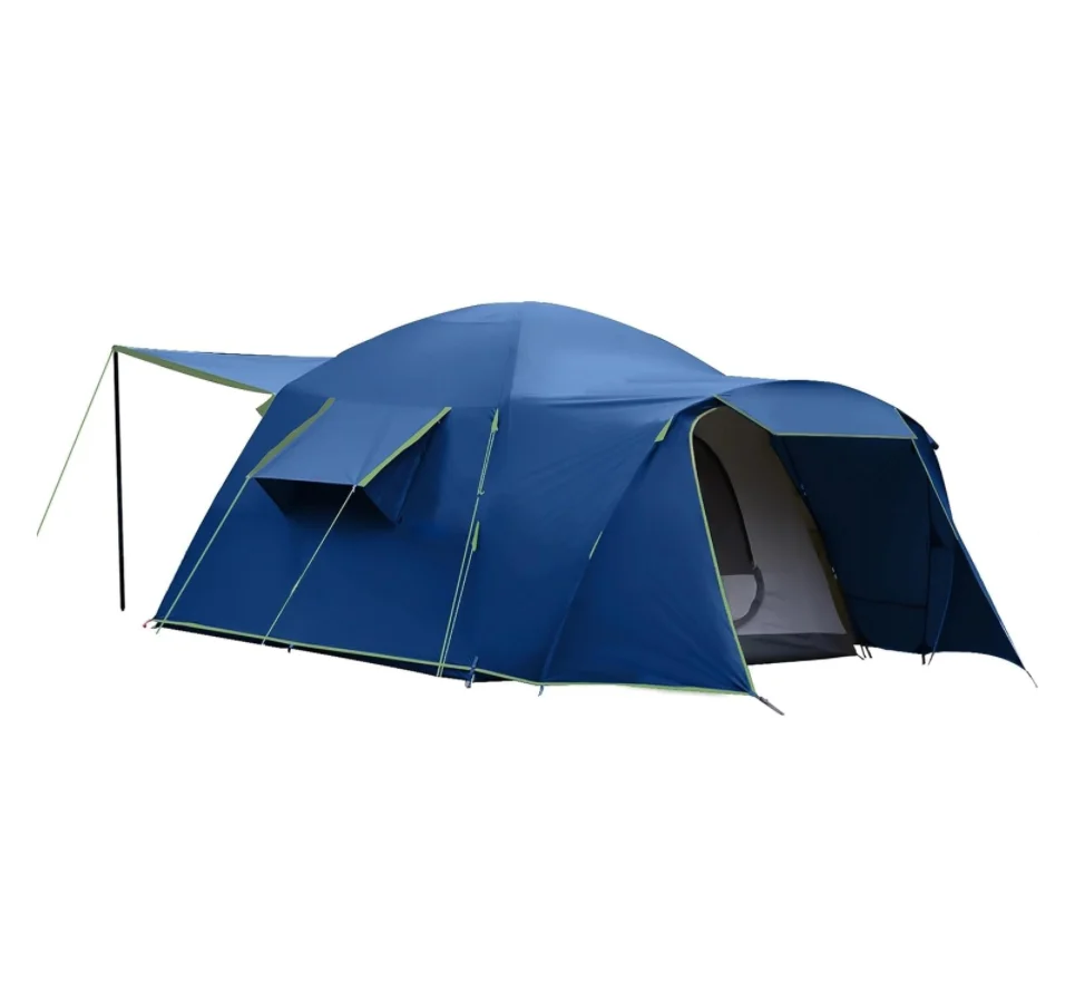 

OEM 6 Person Family Dome Tent With Extendable Front Awning - 3000mm Waterproof & Wind-Resistant Shelter For Camping