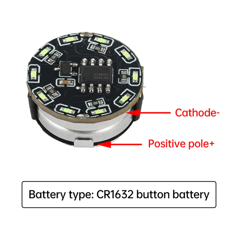 ﻿Mini 16Modes LED Magnetic Light Switch Control Flow Lights Wireless Lamp Toys Robot Model Magnetic Induction Switch w Battery