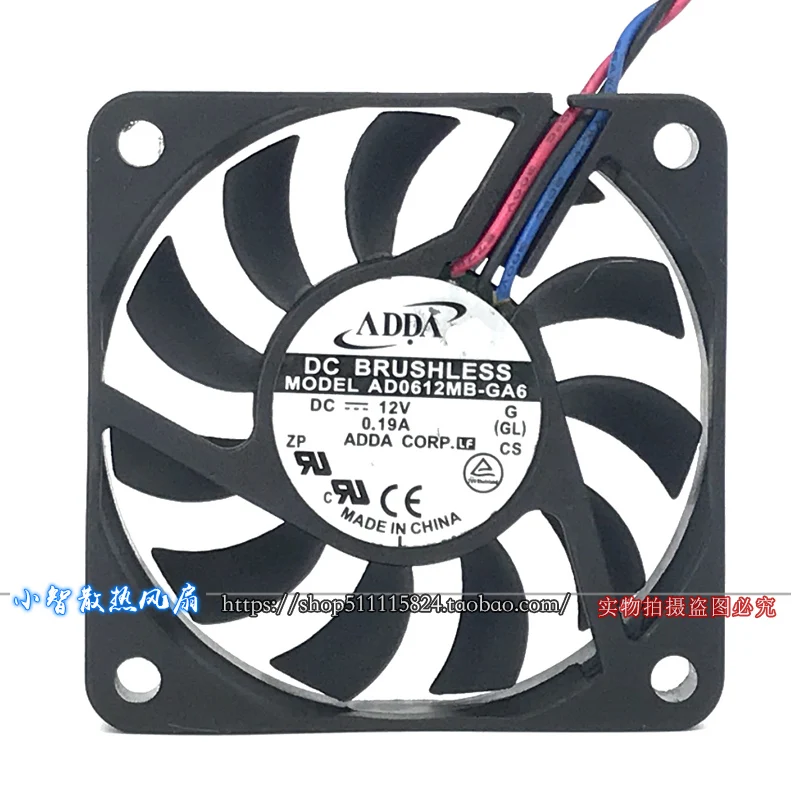 ORIGINAL AD0612MB-G76 12V 6010 60*60*10mm NEW COOLING FAN RADIATOR