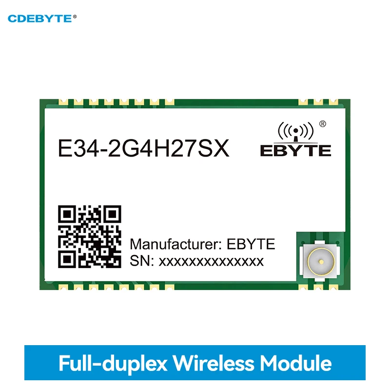 2.4G Wireless Module Automatic Frequency Hopping High Speed Low Delay 27dBm CDEBYTE E34-2G4H27SX IPEX Interface UART Module