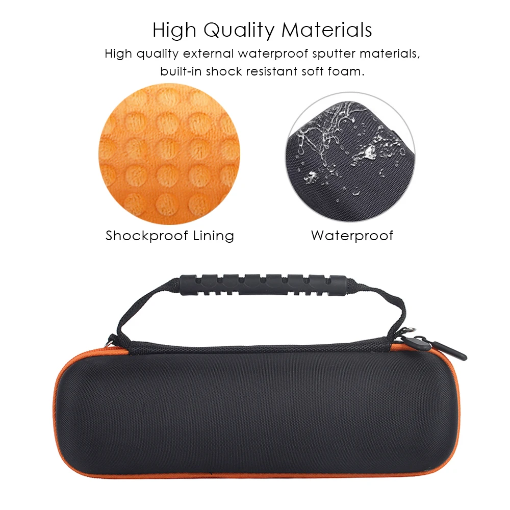 

for JBL Flip 6 Protective Case Portable Hard Travel Carry Flip 6 Wireless Speaker Extra Space for Plug and Cable 5 Colors