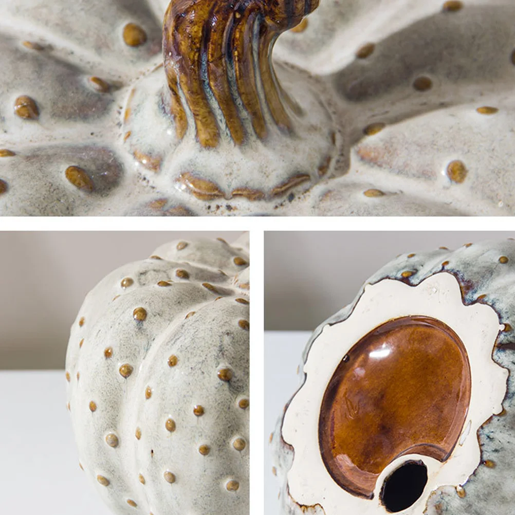 

1Pcs Simulation Pumpkin Ceramic Pumpkin Creative Decoration Photo Prop for Party Home Garden Desktop Ornament Photo Prop