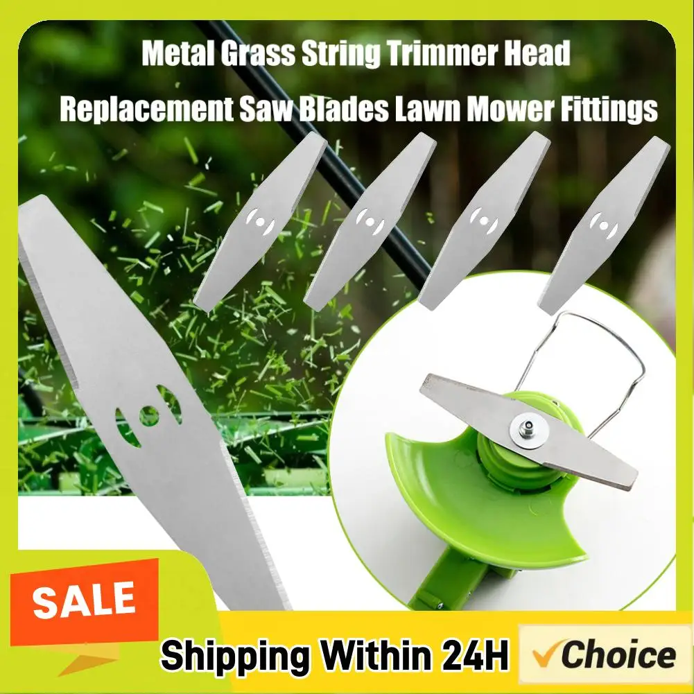 150mm Metal Grass String Trimmer Head Replacement Saw Blades Lawn Mower Fittings Parts Home Garden Power Tool Accessories 20-1PC