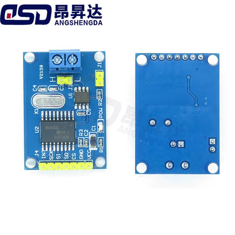 1PCS MCP2515 CAN Bus Driver Module Board TJA1050 Receiver SPI For 51 ARM Controller Interface Module For Arduino DIY Kit