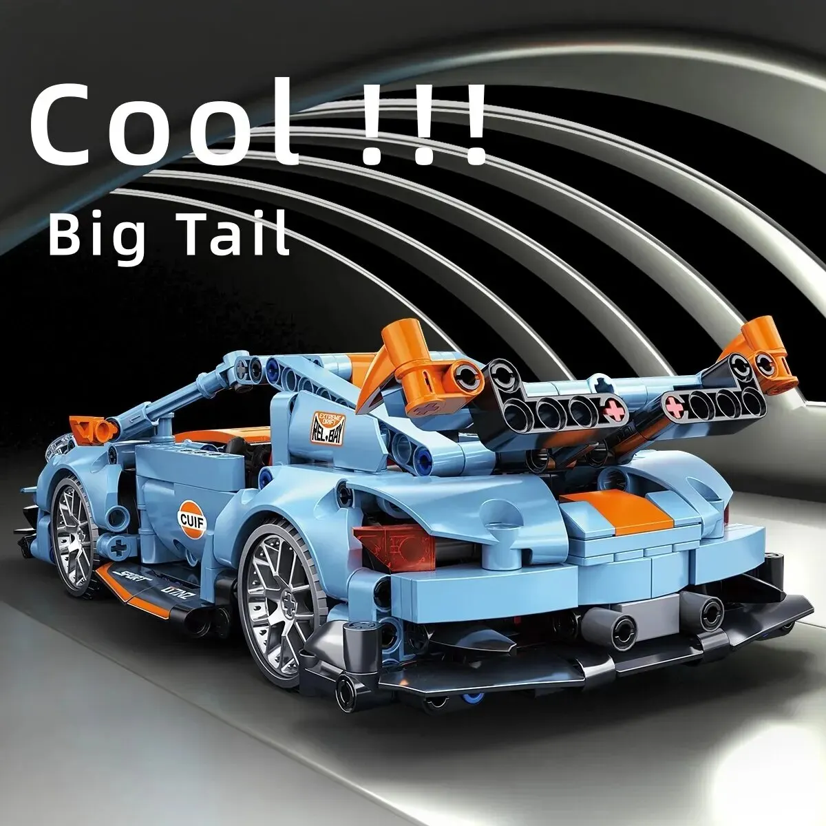 523pcs Building Blocks City Speed Car Festive Gift Giving Racing Vehicle with Super Racers Bricks Toys for Children Boy Gift523p image 4