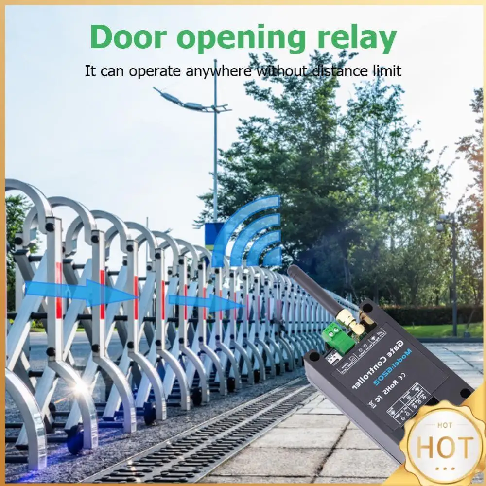 

GSM Gate Opener Relay Switch 2G Remote Controller Free Call 850/900/1800/1900MHz