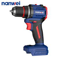 Nanwei Dual Speed Electric Drill Cordless Screw Driver Brushless Screwdriver 10MM Metal Chuck Repairing Power Tool No Battery