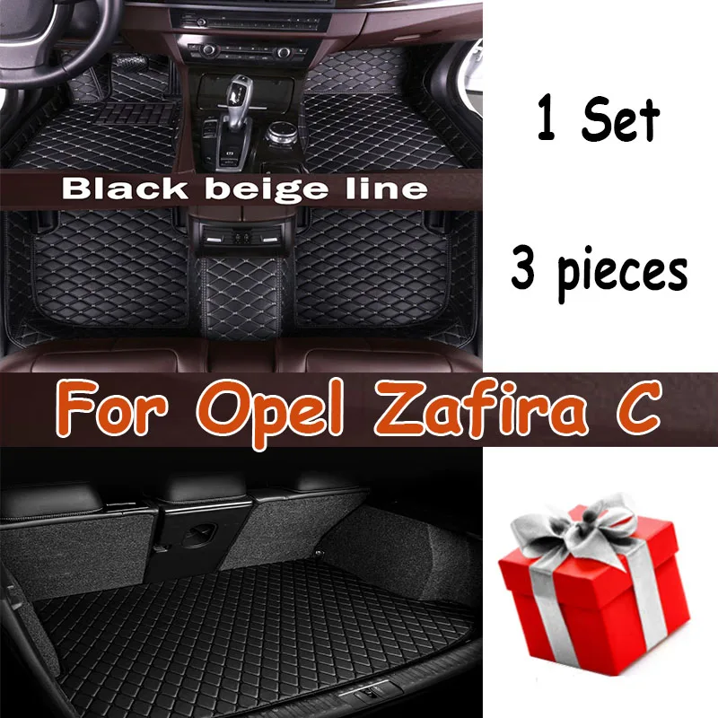 

Car Floor Mats For Opel Zafira C 2019 2018 2017 2016 2015 2014 2013 2012 5 seats Carpets Custom Auto Interior Accessories Cover