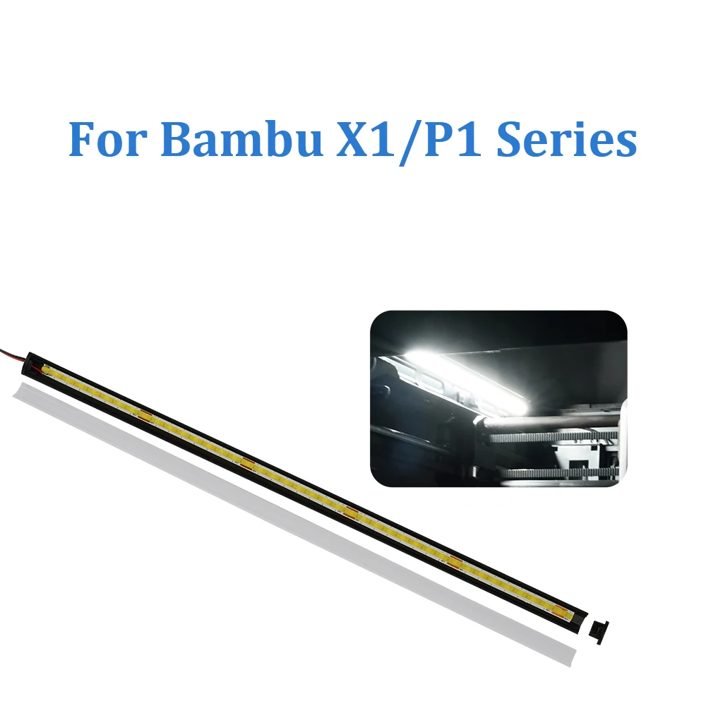 Magnetic LED Lights Lamp For Bambu Lab P1s P1P X1 X1C 3D Printer LED Light Kit 5V 270mm Lighting Strip For Bmabulabs 3D Printer