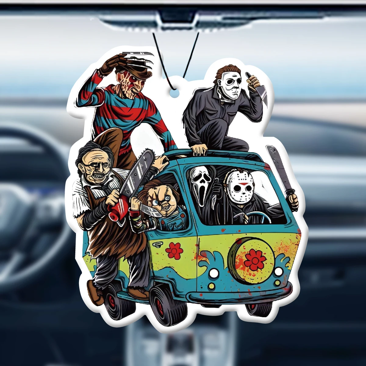 【セール中】The Devil Is a Halloween Horror Classic Devil's Night Interstellar Hotel Hall Perfume 非毒性車用芳香剤 (シーソルトとアロエベラ) 車用芳香剤、注入エッセンシャルオイル |   60日以上連続 |