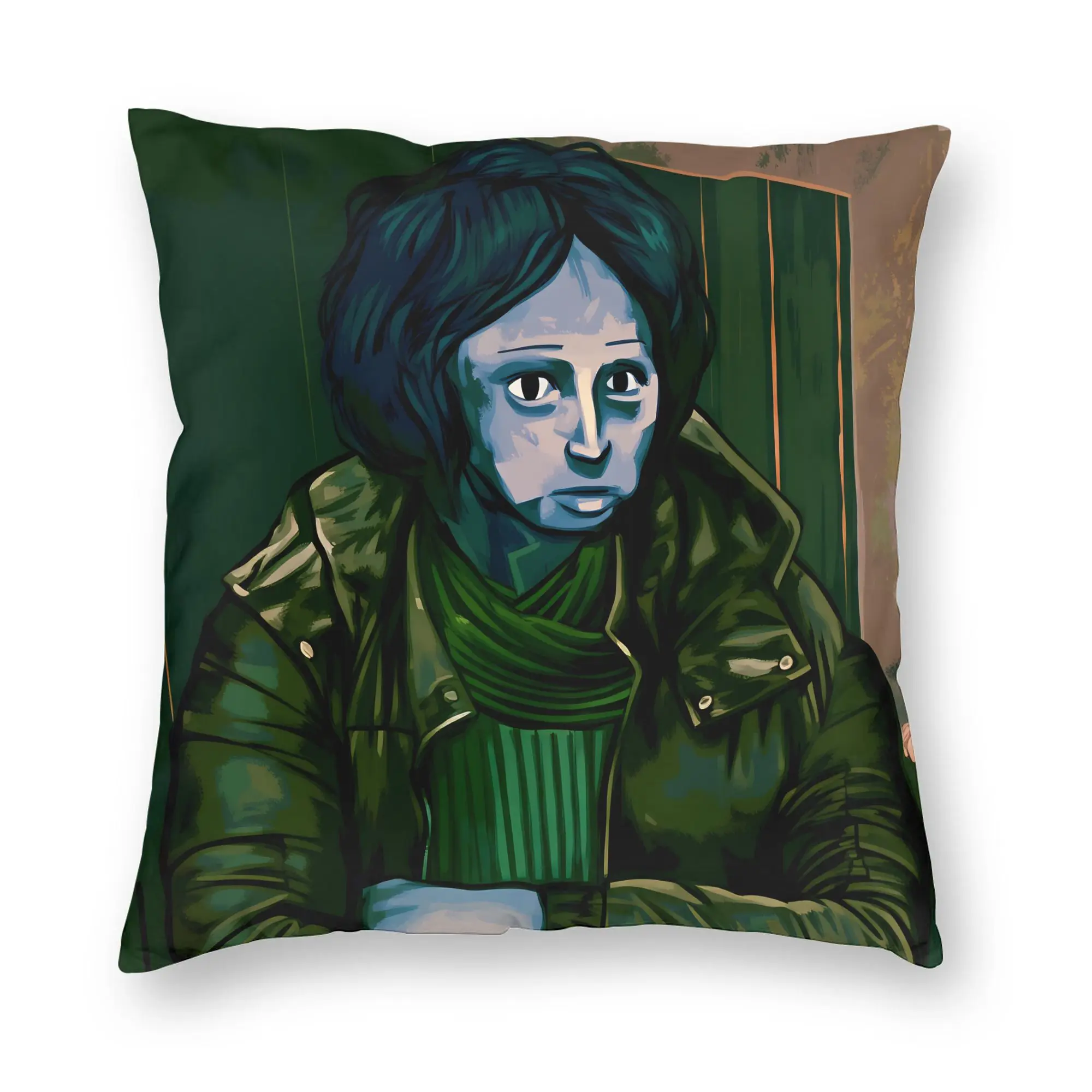 No Im Not a H-Human Pillow Cover  Vintage Pillow Case For Sofa Car Home Decor Comfy Pillowcases Birthday Gift