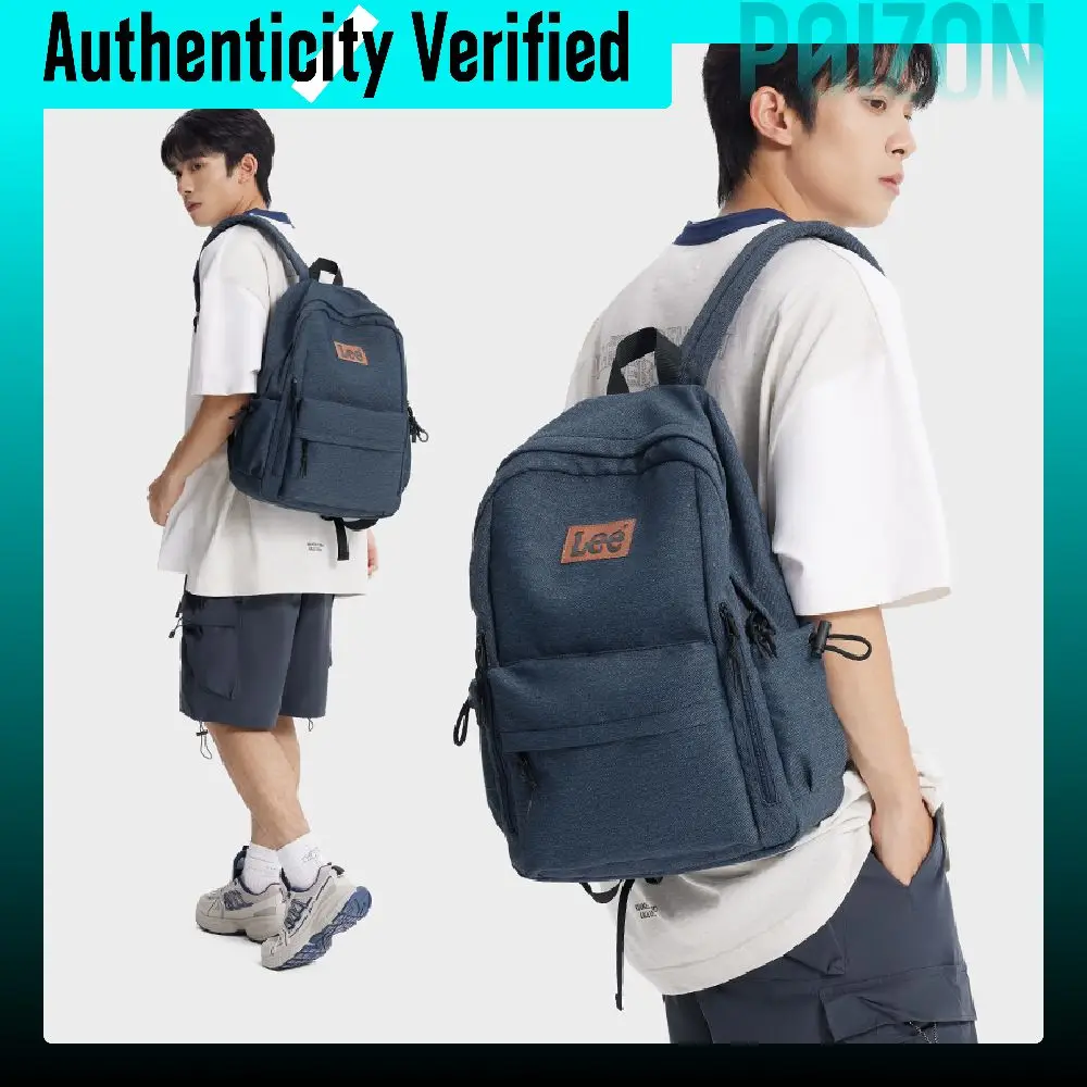 Lee Oxford With Polyester Backpack Regular Unisex Denim Blue LE230030M-503 view 6