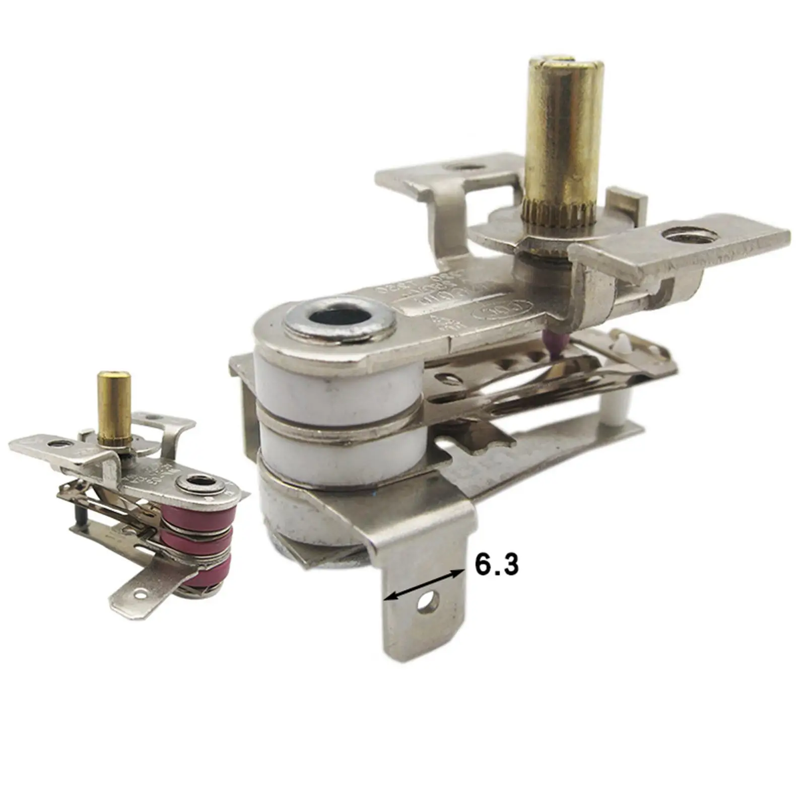 Metal Electric Oven Thermostat Thermal Control Assembly High Temperature Resistant Replacement for Cooking Appliance