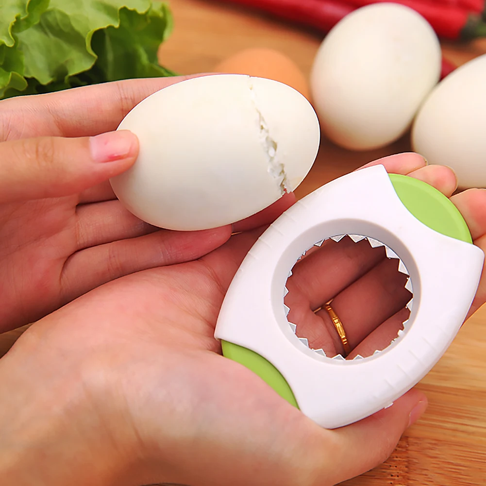 Egg Topper Opener for Hard Boiled Eggs Compact Egg Cutter Easy To Use Egg Cracker Tool Egg Peeler for Kitchen