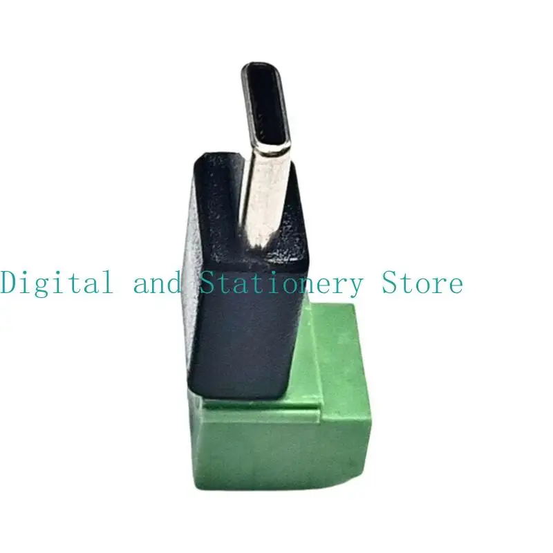 Y1UB Type C Male to 2 Pin 5V Solderless Charging Adapter for Toy Intelligent Devices