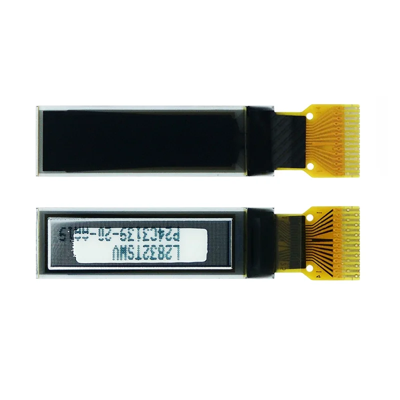 0.87 Inch OLED Display Module, 128x32 Resolution, SSD1316 Driver, I2C Interface, Monochrome, Bare Panel Small Display LCD Module