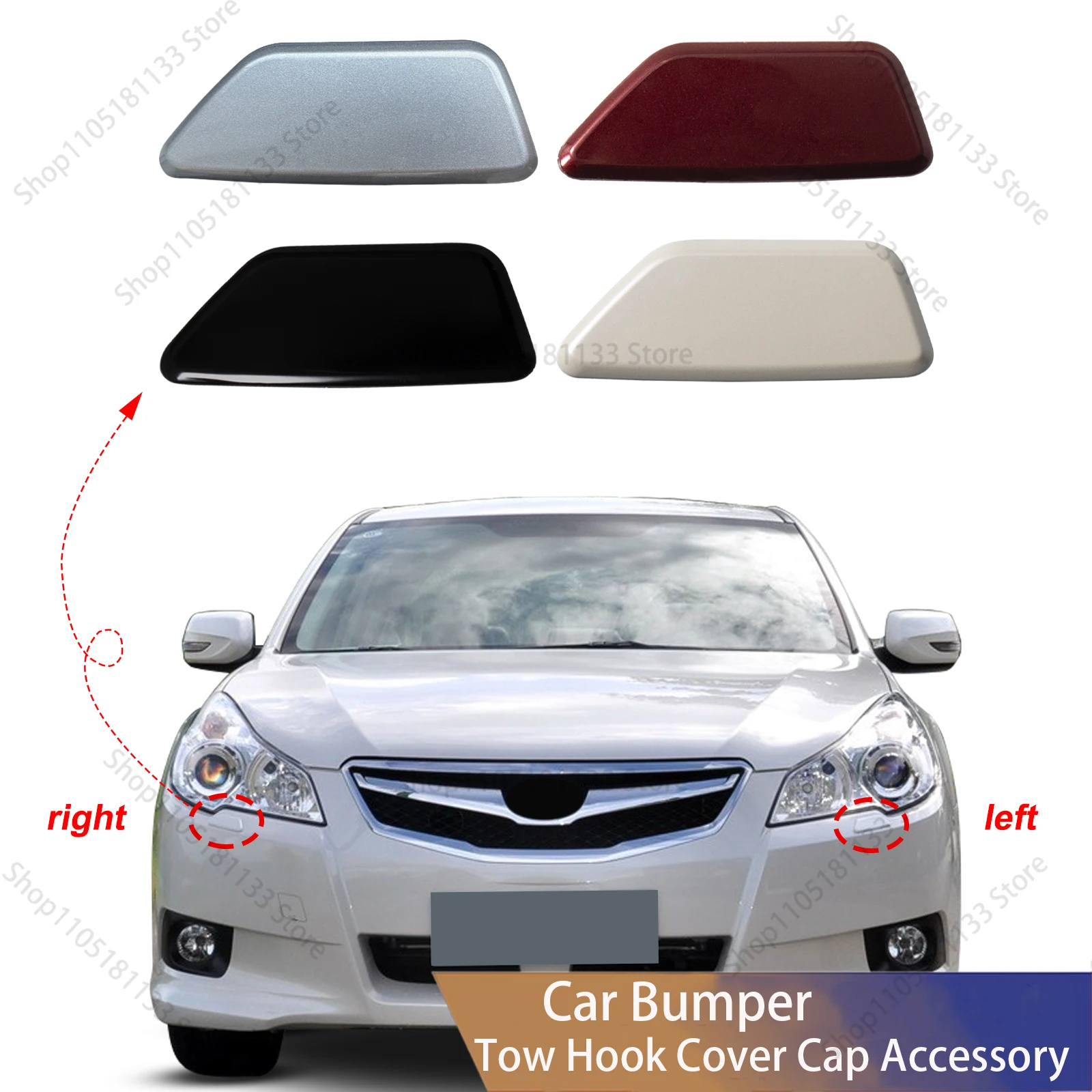 For Subaru Legacy 2010-2012 Front Bumper Headlight Washer Cover OE Replacement Premium Quality Direct Fit Installation
