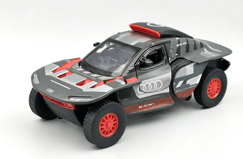 NIEUWE 1:32 Audi RS Q E-tron Quattro Legering Model Auto Geluid en Licht Trek kinderen Speelgoed Collectibles verjaardagscadeau