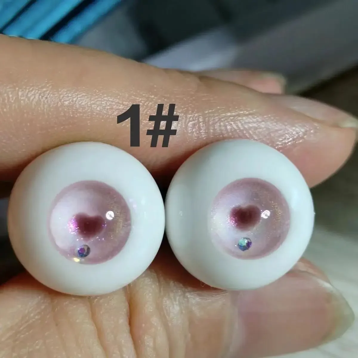 Olhos de Boneca para Meninas, Brinquedos de Boneca, Vestir, Globo Olho de Gesso, Play House Doll Acessórios, 1:6, 1/4, 1/3, 12, 14, 16, 18, 20, 22, 24, 30 milímetros