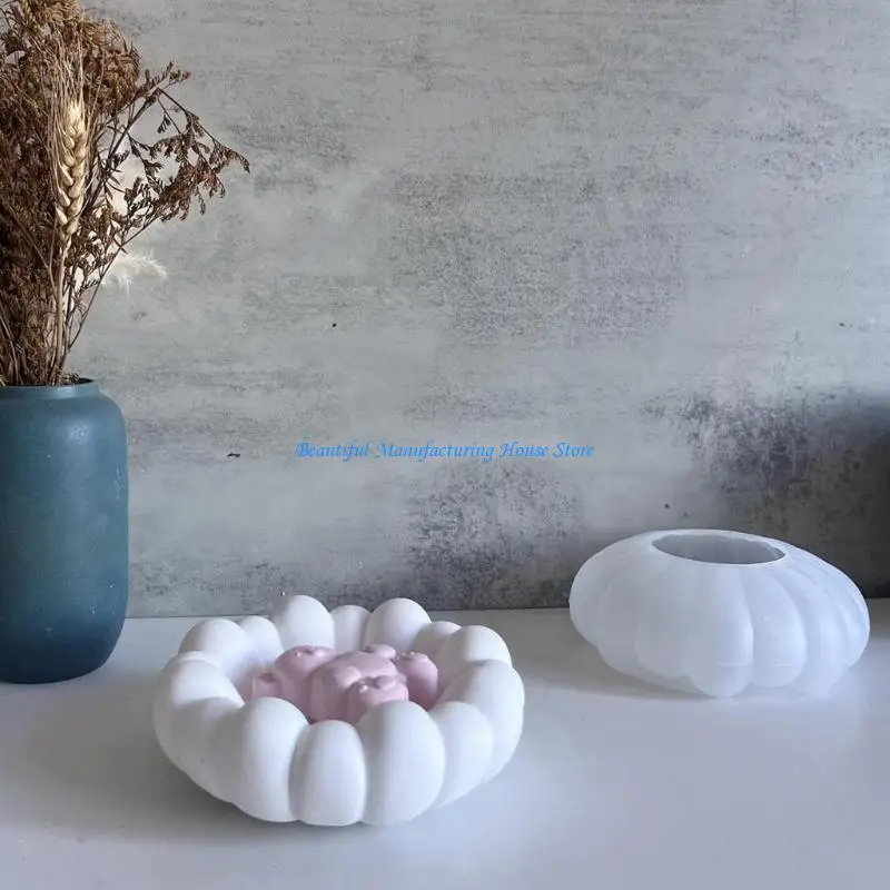 

E56A Silicone Tray Mold Cloud Shaped Mould Epoxy Resin Mold for Home Decoration